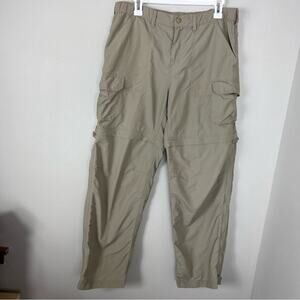 REI Convertible Hiking Active Pants Tan Shorts Removable Petite